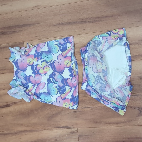 3/$15   4T children's place butterfly shirt and skort set - Picture 5 of 5